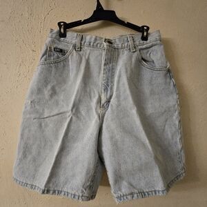 Lee Women's High Waist Light Blue Denim Shorts